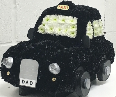 3D Black Taxi