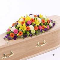 Vibrant Casket Spray